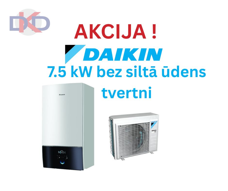 Daikin Altherma 7.5kW EHBX08E9W / ERGA08EVH ar papildus 9kW elektrisko tenu. Bez siltā ūdens tvertnes. — Daikin-Altherma-7-5kW-EHBX08E9W-ERGA08EVH-ar-papil