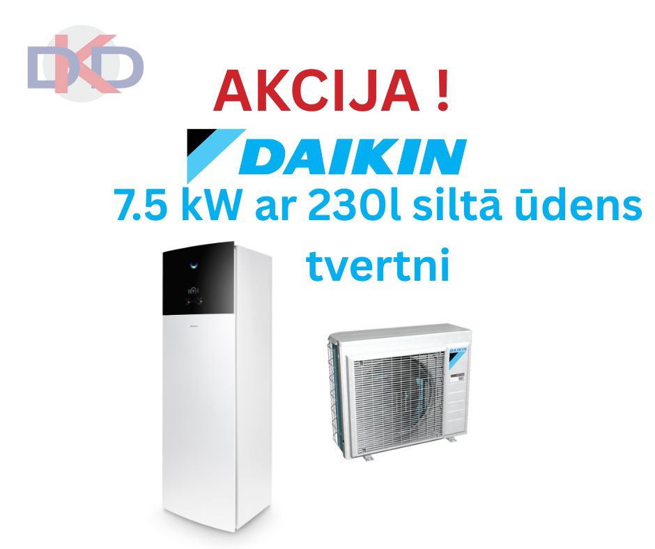 Daikin Altherma 7.5kW EHVH08S23E9W / ERGA08EVH ar papildus 9kW elektrisko tenu. Ar integrētu 230l siltā ūdens tvertni. — Daikin-Altherma-7-5kW-EHVH08S23E9W-ERGA08EVH-ar-pa