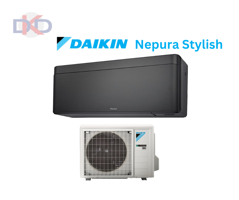 Gaiss-gaiss siltumsūknis ar kondicioniera funkciju, Daikin Nepura STYLISH FTXTA30CW/CB / RXTA30C (MELNS) — Gaiss-gaiss-siltumsuknis-ar-kondicioniera-funkci-6